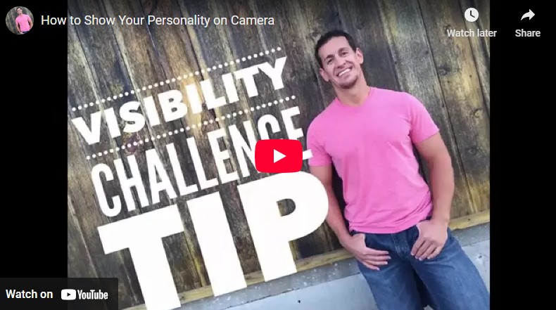 How to Show Your Personality on Camera