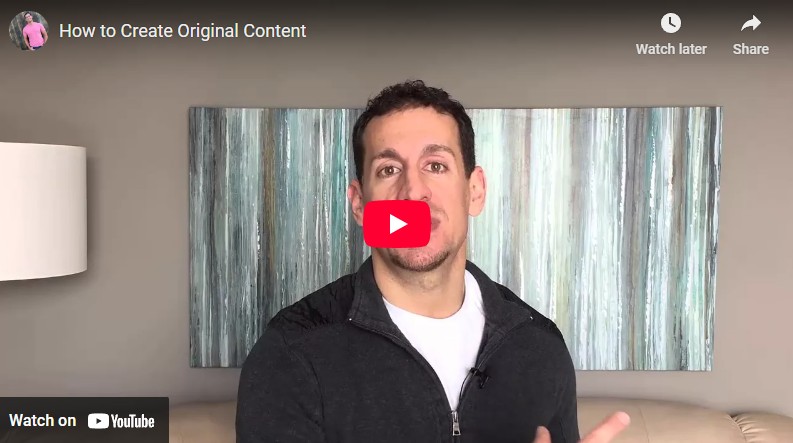 how to create original content